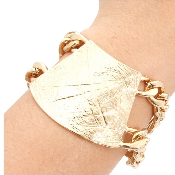 Chunky Chain ID Bracelet Gold - Picture 2 of 2